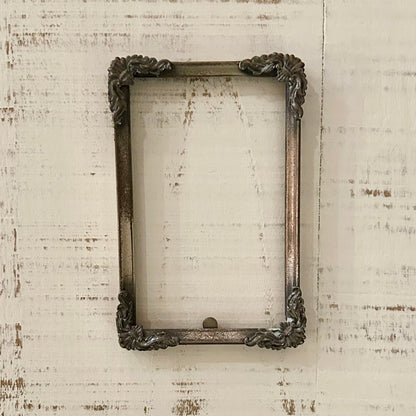 Detailed vintage metal frame