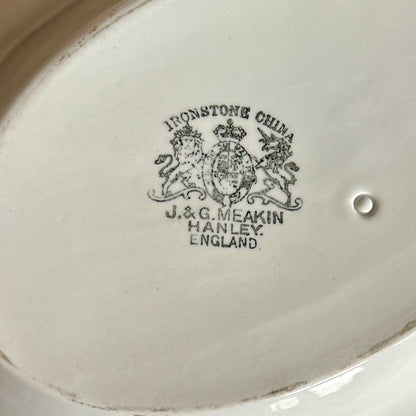 Antique Ironstone Serving Dish – J. & G. Meakin, England
