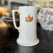 Vintage Twyfords Floral Pitcher – Staffordshire, England (c. 1920s–1930s)