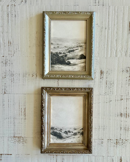 Rolling Hills-Framed Fine Art Print 5x7”