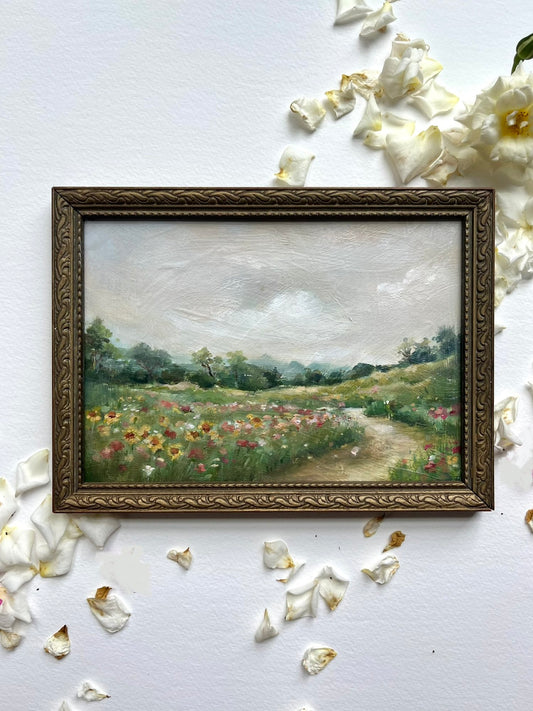 Sunflower View-Framed Fine Art Print (frame not as shown)