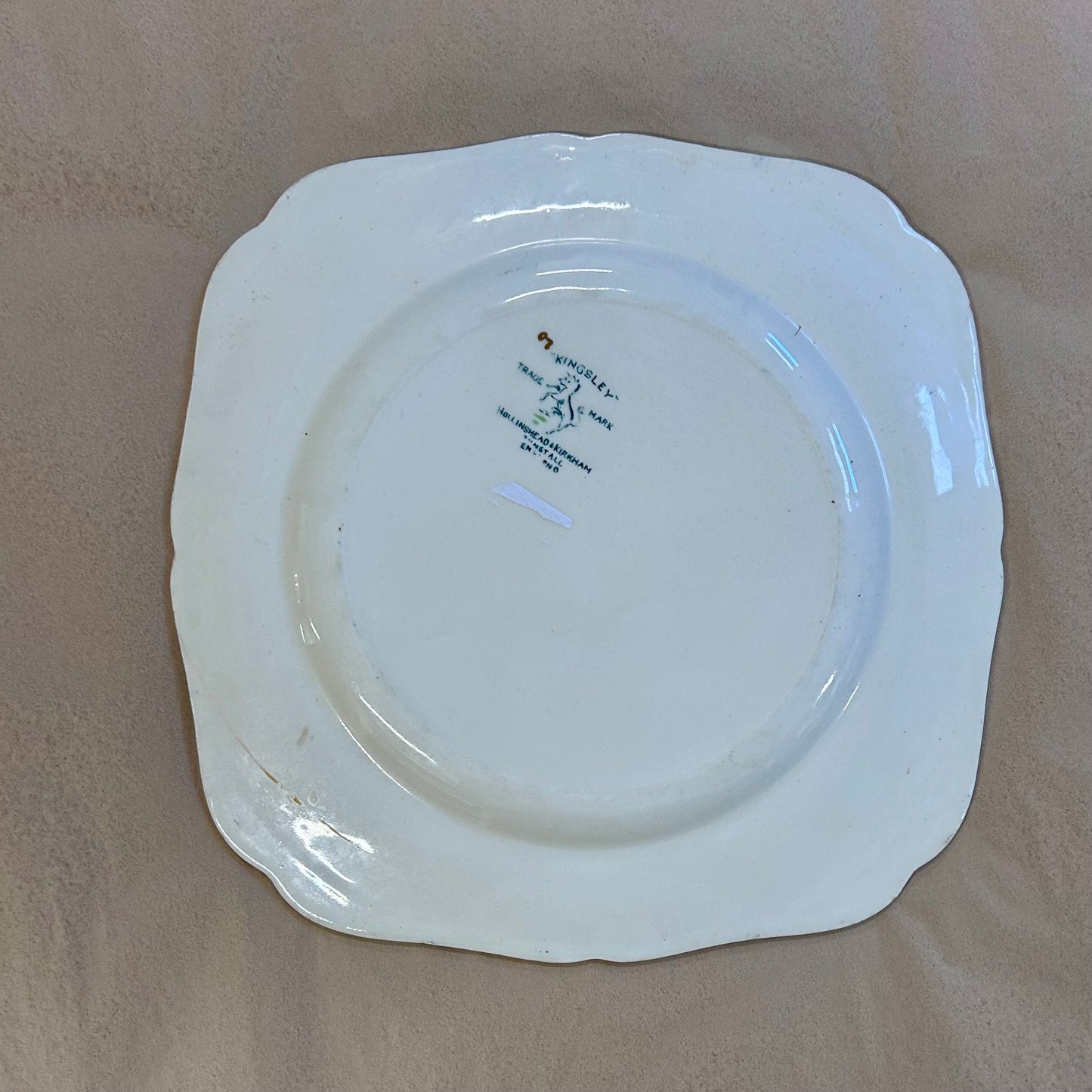 Vintage English Kingsley Floral Plate