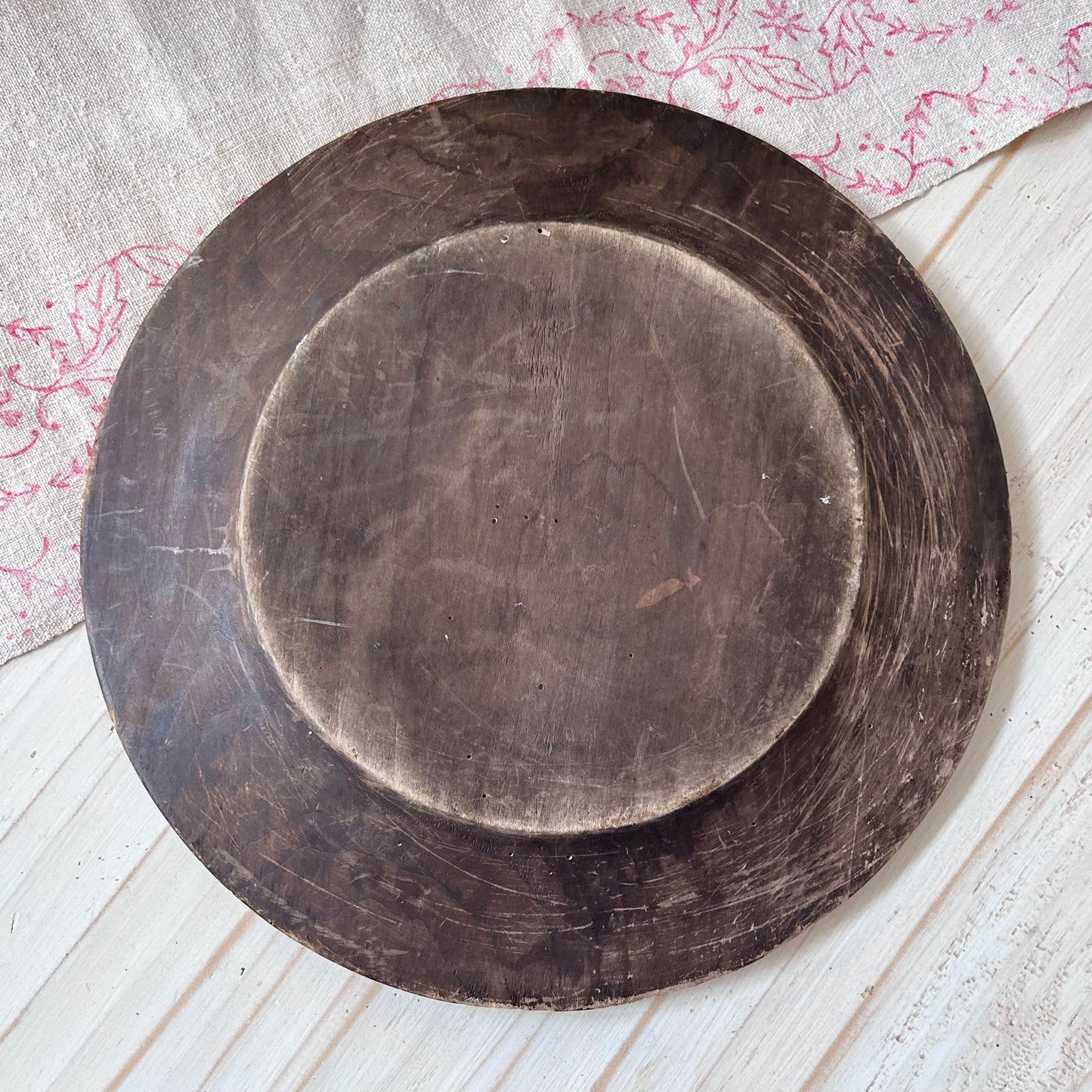 Vintage French Hand-Carved Bread Board | “Donnez Nous Notre Pain Quotidien”