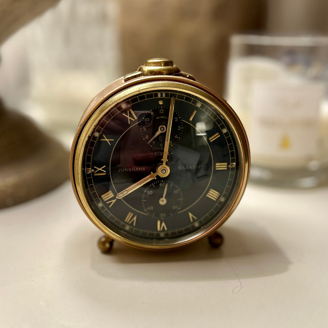 Mid-Century Junghans “Silentic Bivox” Alarm Clock