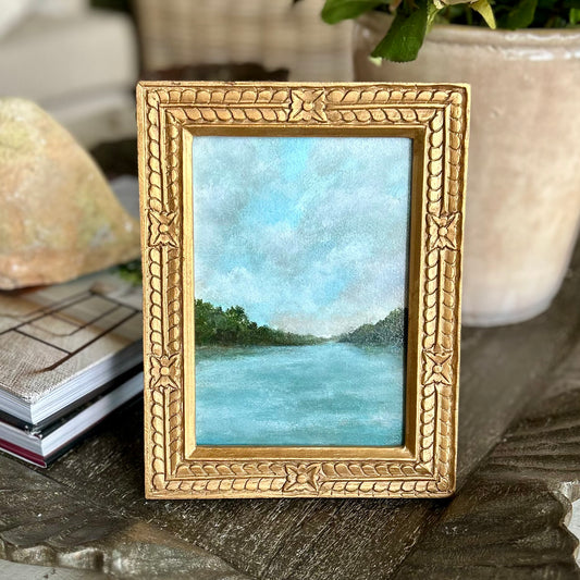 Let’s go to the lake - acrylic on paper