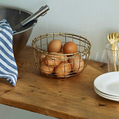 Wire Basket Round Shallow
