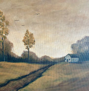 The Golden Hour-Framed Original acrylic on canvas 12x16”