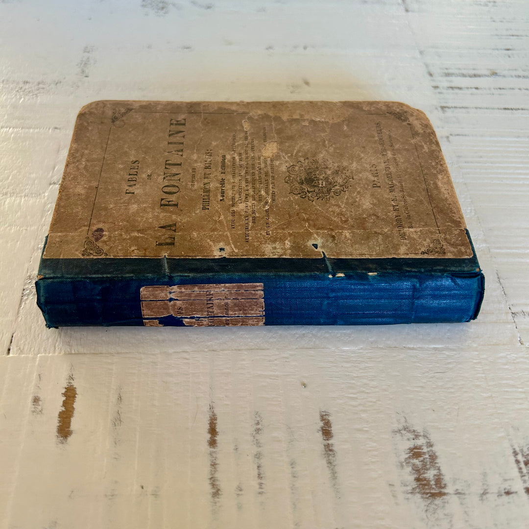 “Fables de La Fontaine, Paris 1856 — A Petite Antique French Edition”