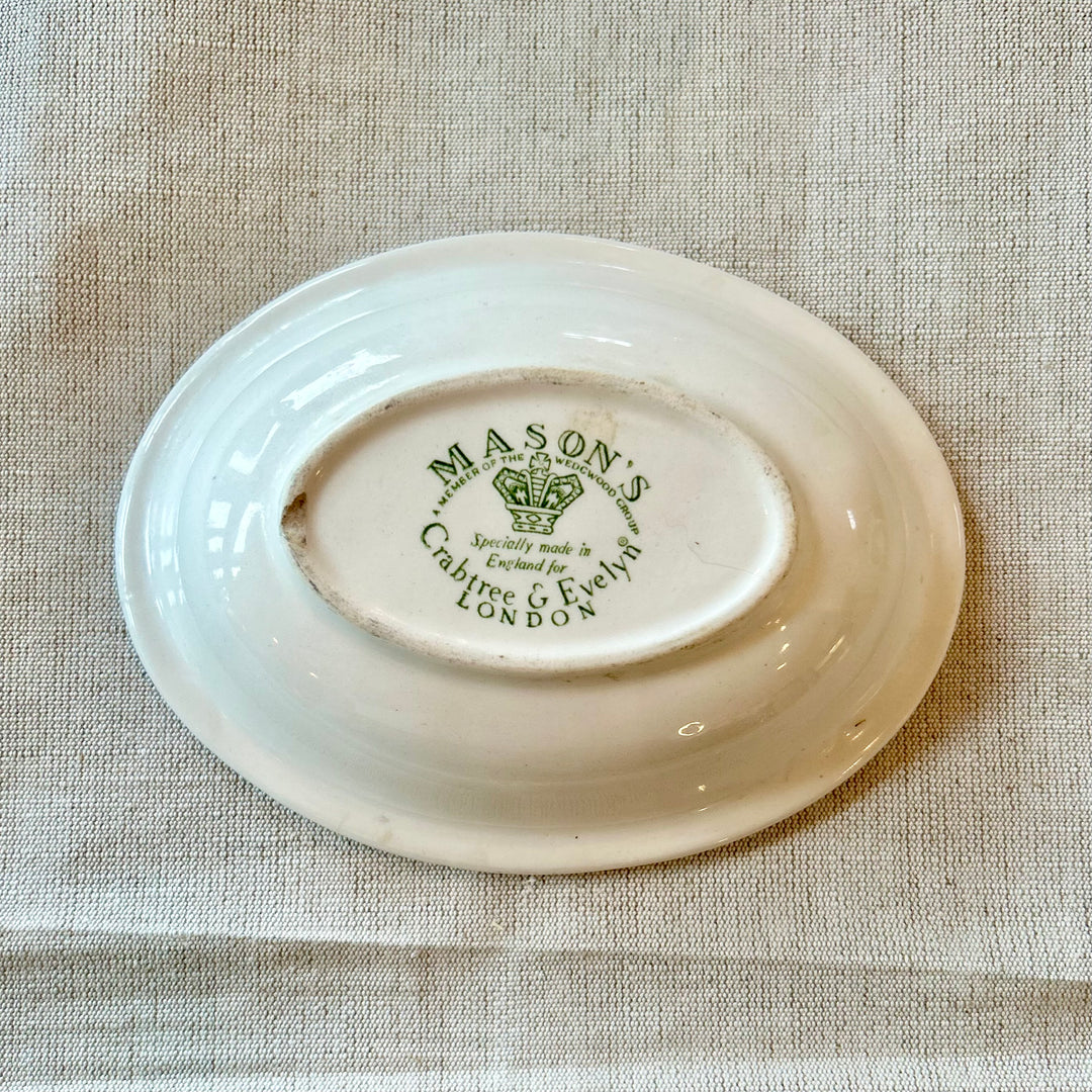 English Garland Soap Dish — Mason’s for Crabtree & Evelyn