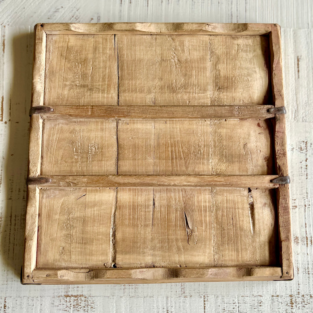 Atticus Vintage Wood Tray