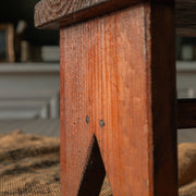 Vintage wooden stool