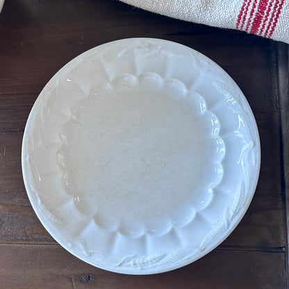 Set of 3 Antique ironston Plates mid-19th century