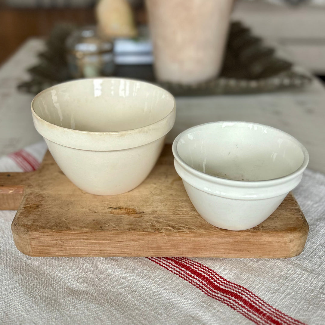 Set of 2 Early T.G. Green Pudding Bowls