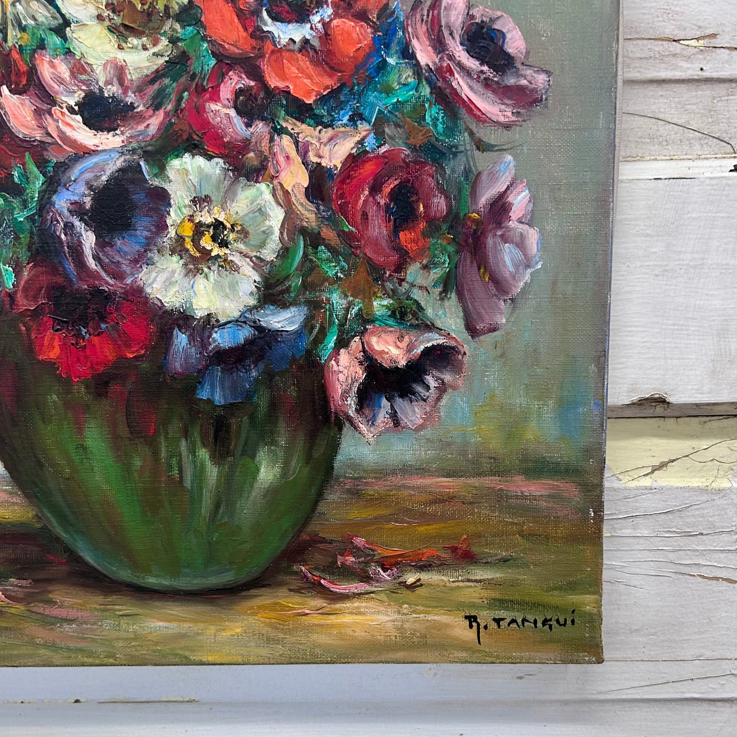Vintage Europe floral still life