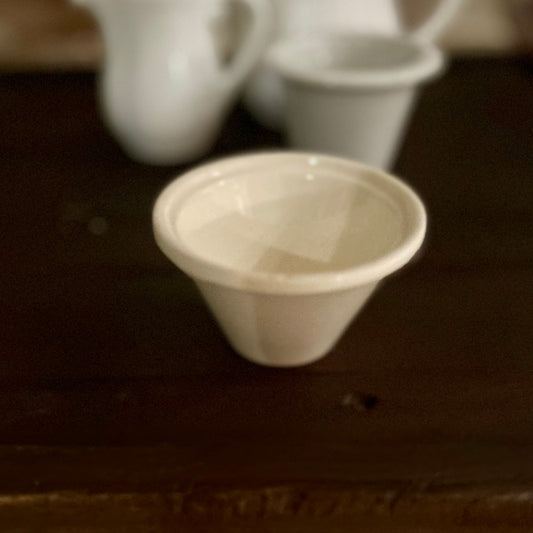 Antique Porcelain Tea Strainer