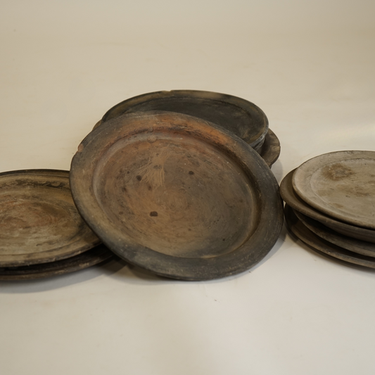 Ruth antique clay plate