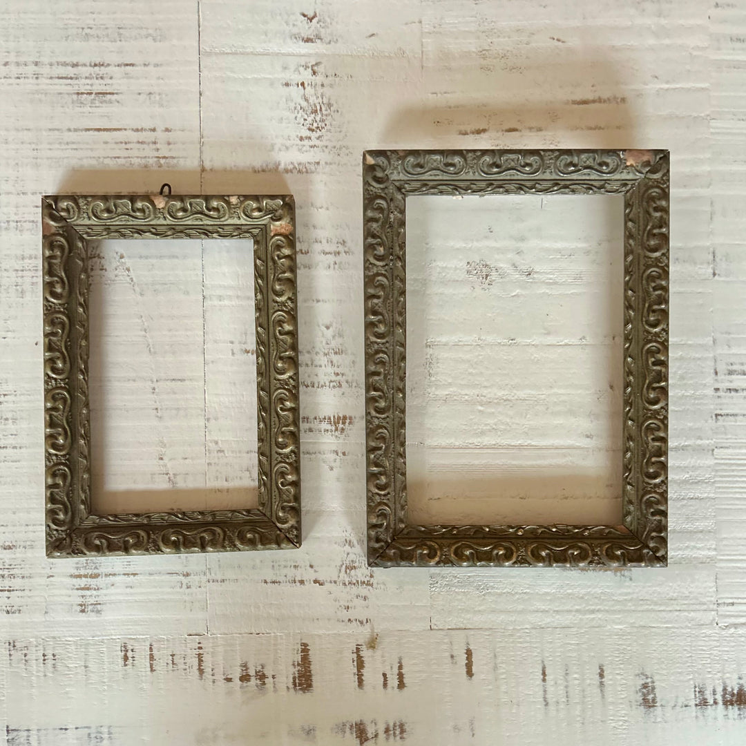 Vintage carved wood frame