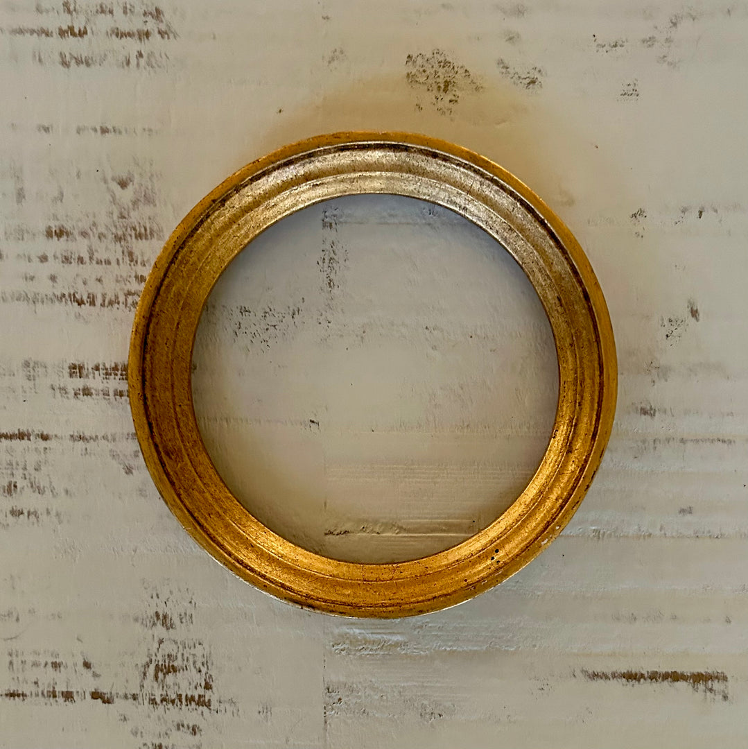 Vintage gilt round frames