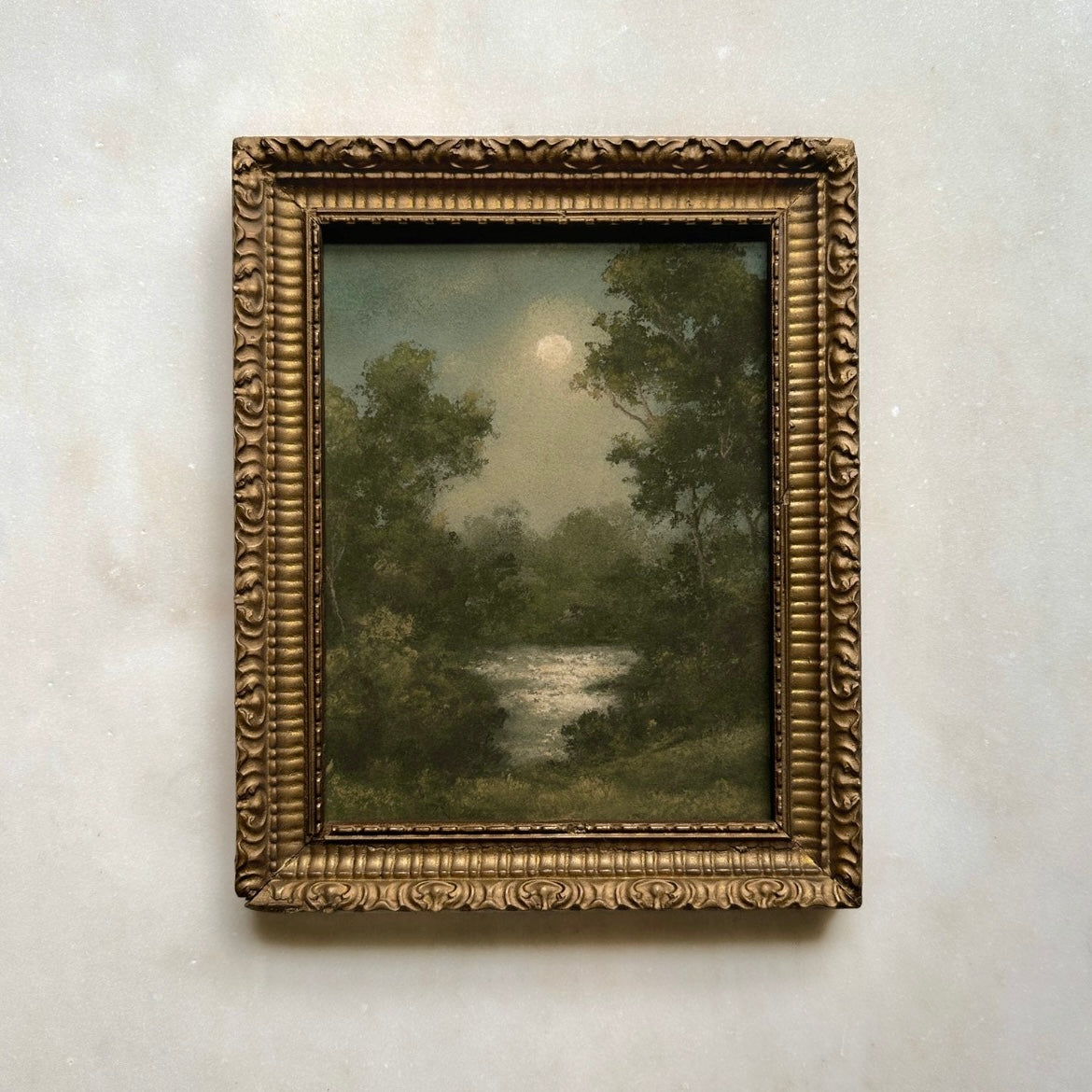 Pearl Moon-Framed Fine Art Print 8x10”