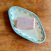 Antique French Ironstone Dish – “Lafayette” Terre de Fer                (c. 1880-1920)