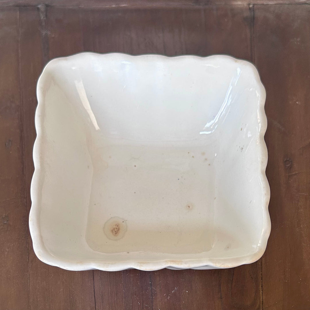 Rare Set of 4 Antique english ironstone bowls