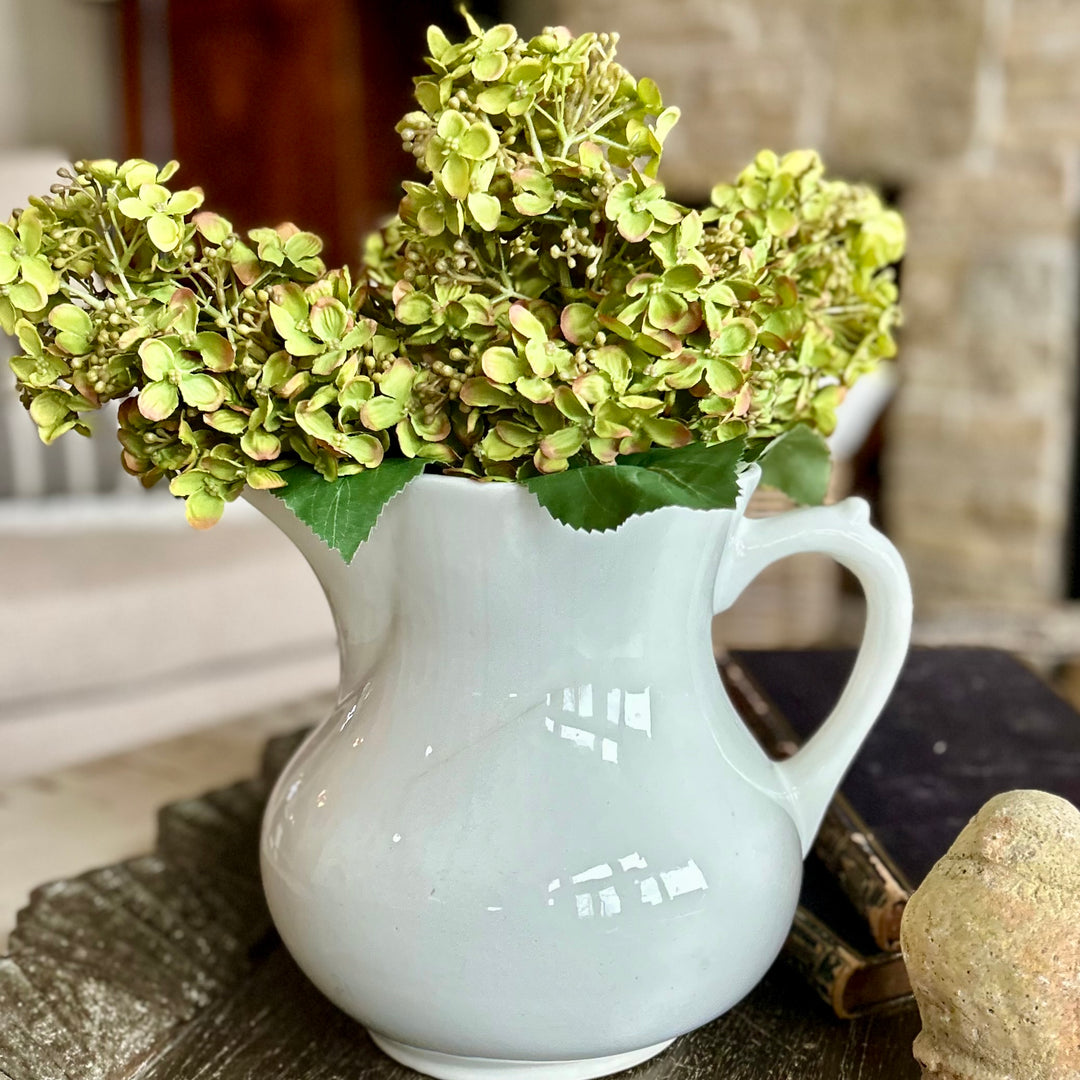 Large English ironstone jug         (c. 1880–1910)