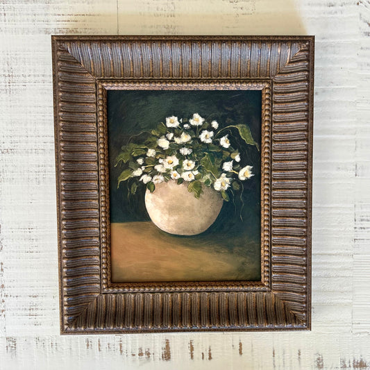 Floral still life (framed) 8x10”
