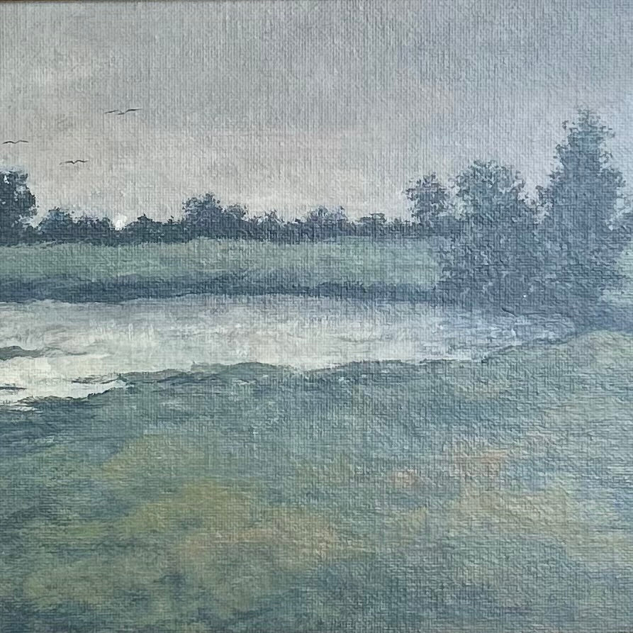 Serene Waters-Framed Original 8x10”