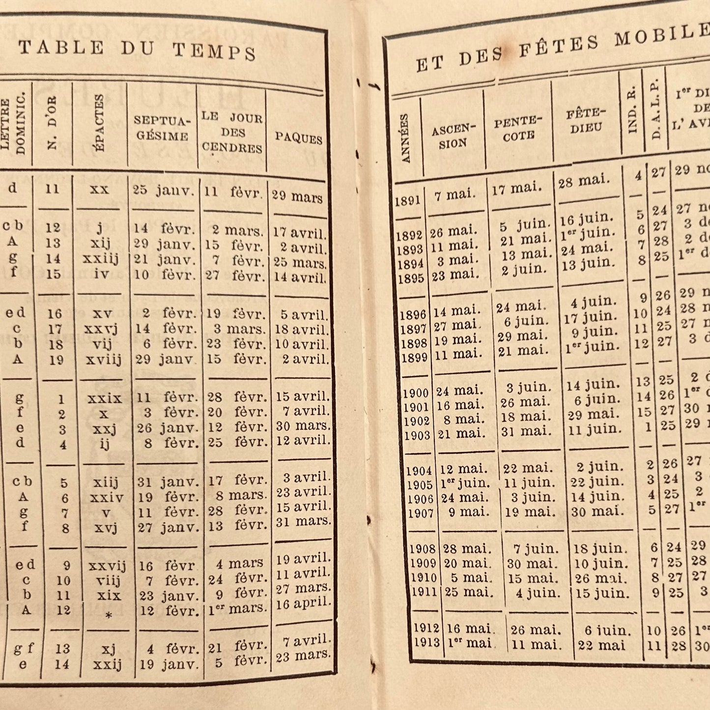 Antique French Catholic Prayer Book – Heures de Lyon | Circa 1895–1910