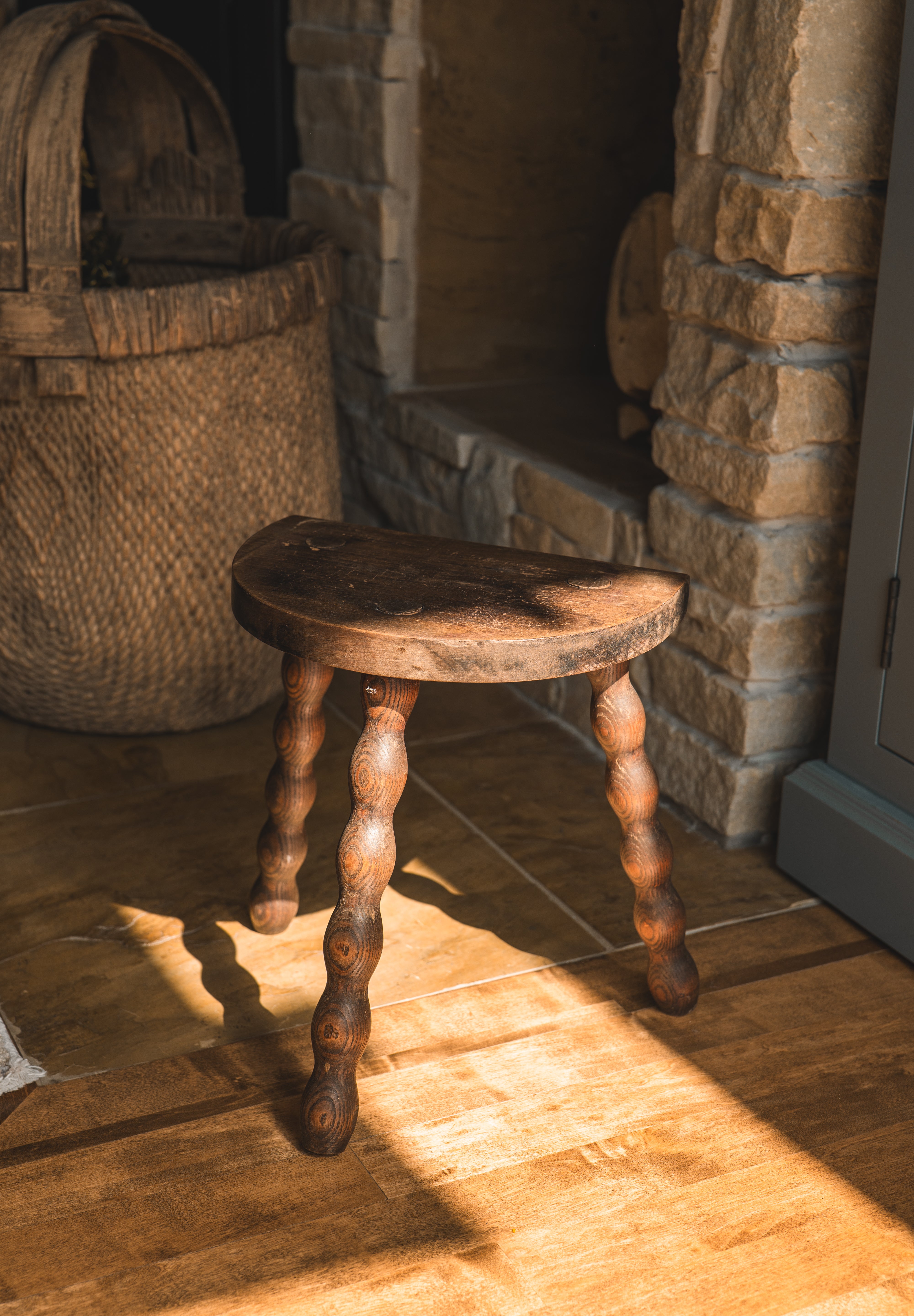 Antique Farm Stool