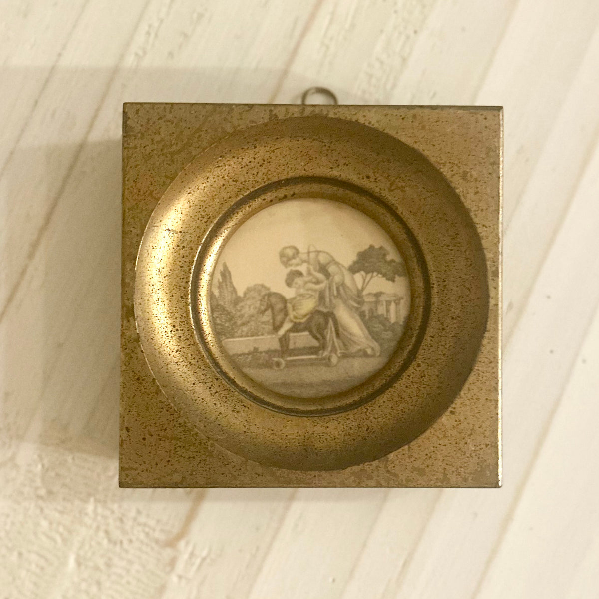 Antique Neoclassical Prints in Gilt Wood Frames (Pair)