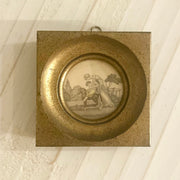 Antique Neoclassical Prints in Gilt Wood Frames (Pair)