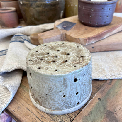 Antique French Stoneware Faisselle Cheese Mold
France, c. 1880–1920