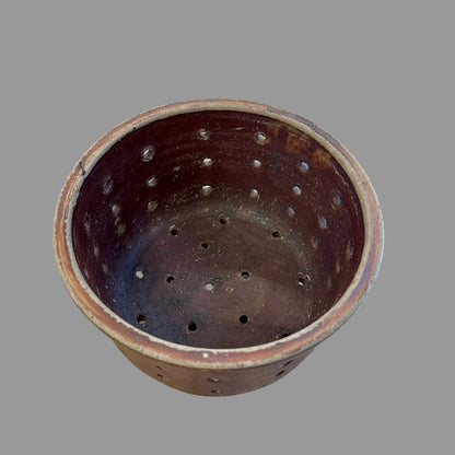 Large Antique French Stoneware Cheese Mold (Faisselle)
Late 19th to Early 20th Century