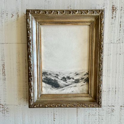 Valley of Gold No. 03-Framed Fine Art Print 5x7”