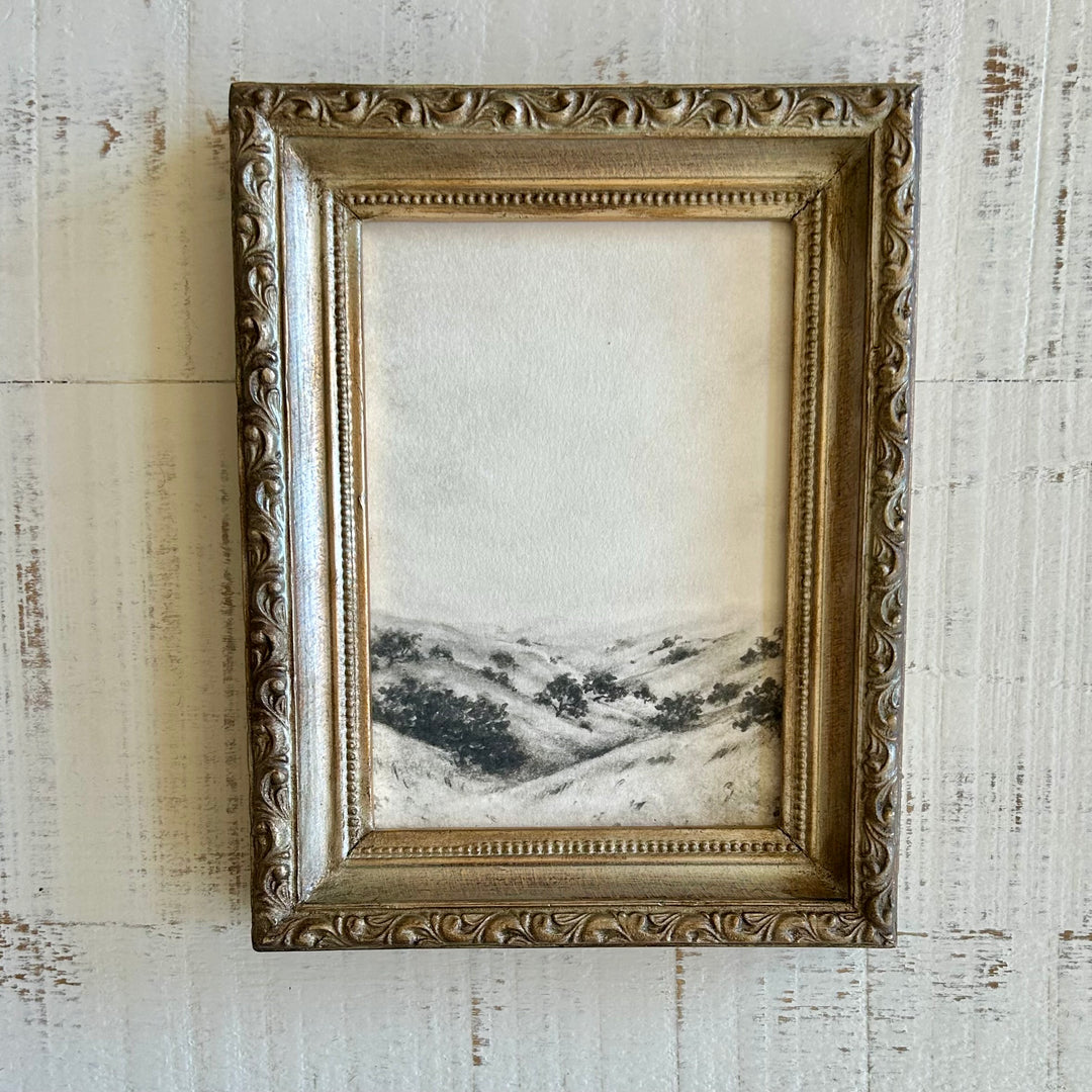 Valley of Gold No. 03-Framed Fine Art Print 5x7”