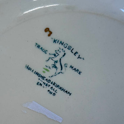 Vintage English Kingsley Floral Plate