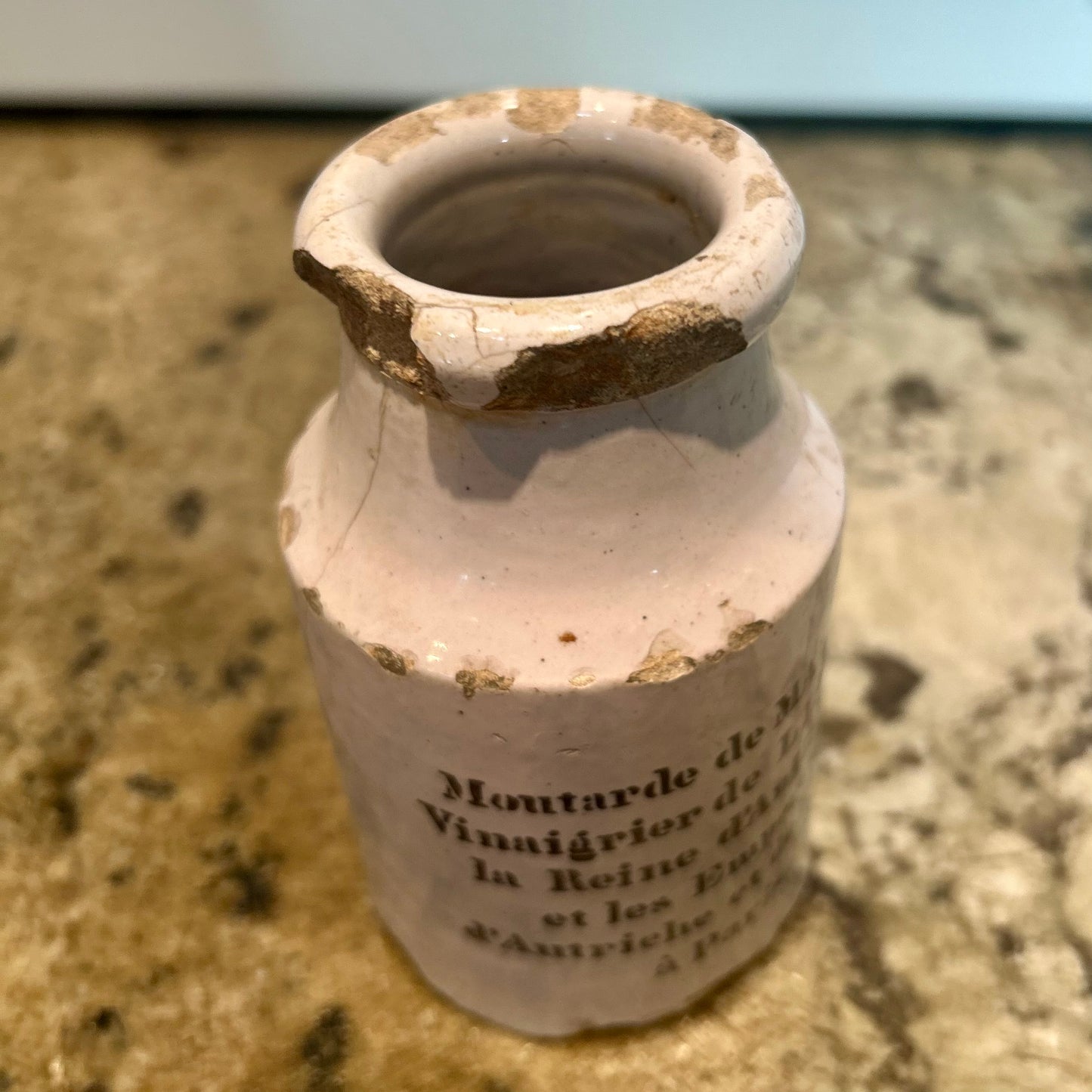 Antique mustard jars