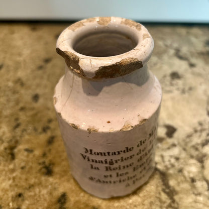 Antique mustard jars
