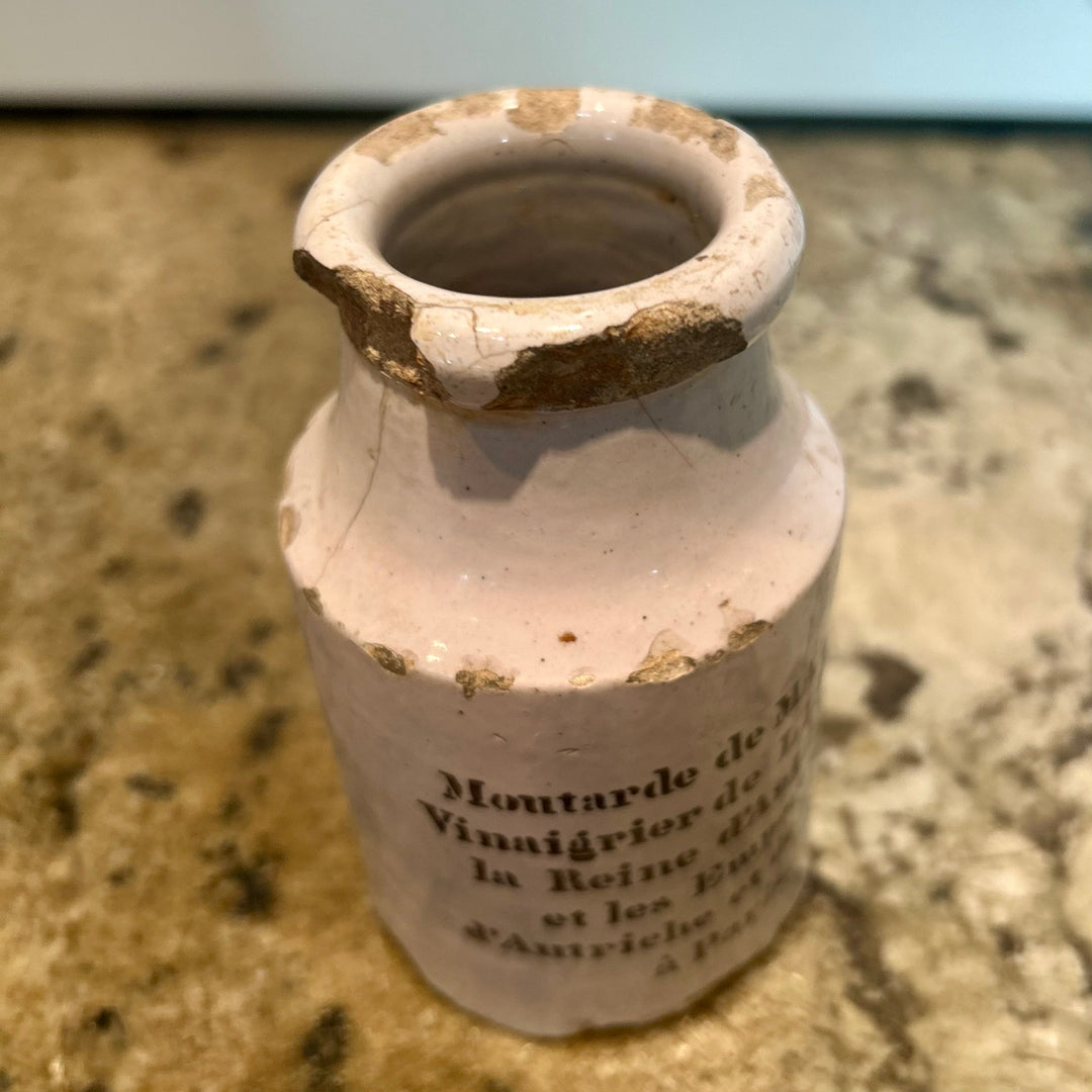 Antique mustard jars