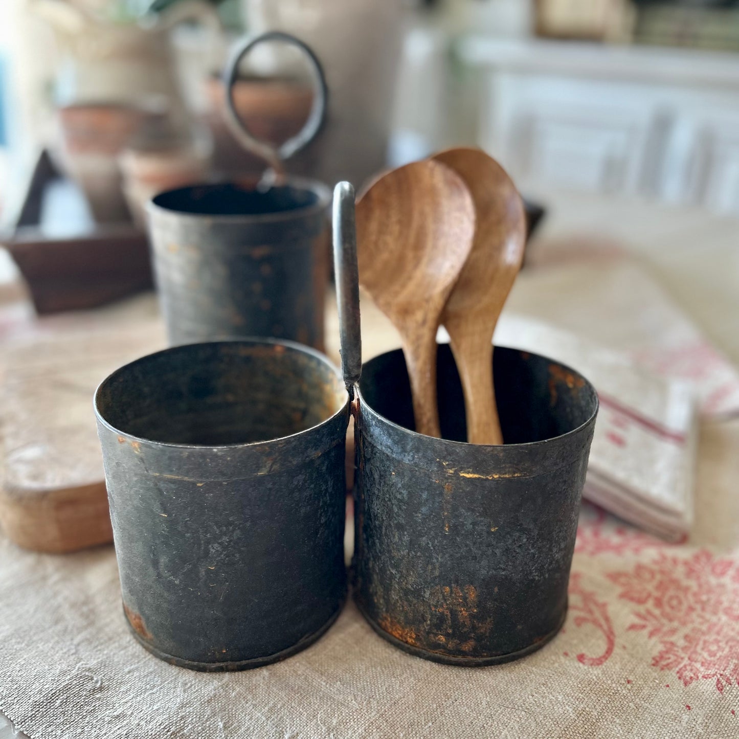 Primitive European Milk Holders — Single & Double