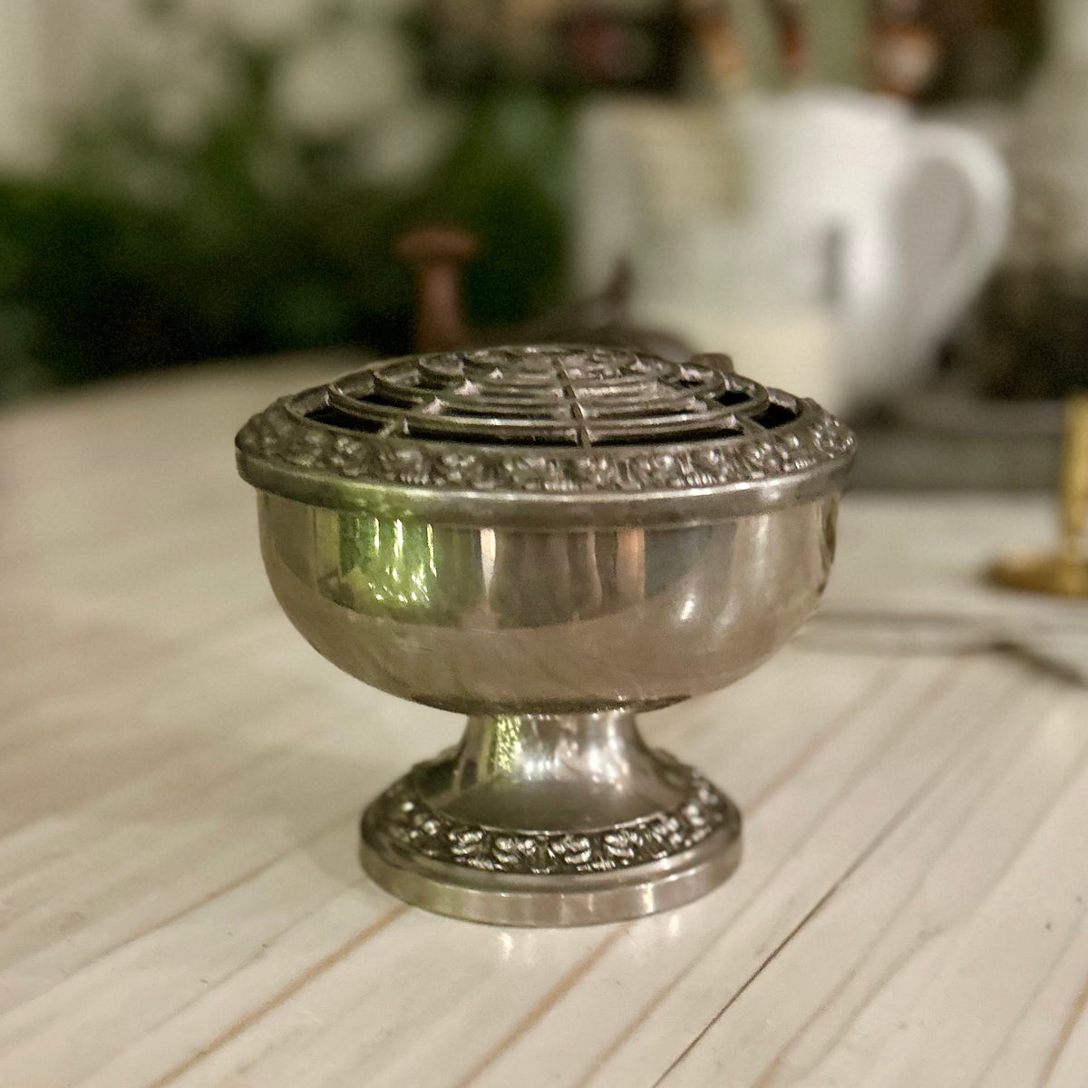 Silver-Plated Rose Bowl by Ianthe of England