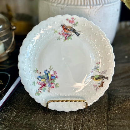 Georges Boyer Limoges Bird Plate
France, c. 1890–1910