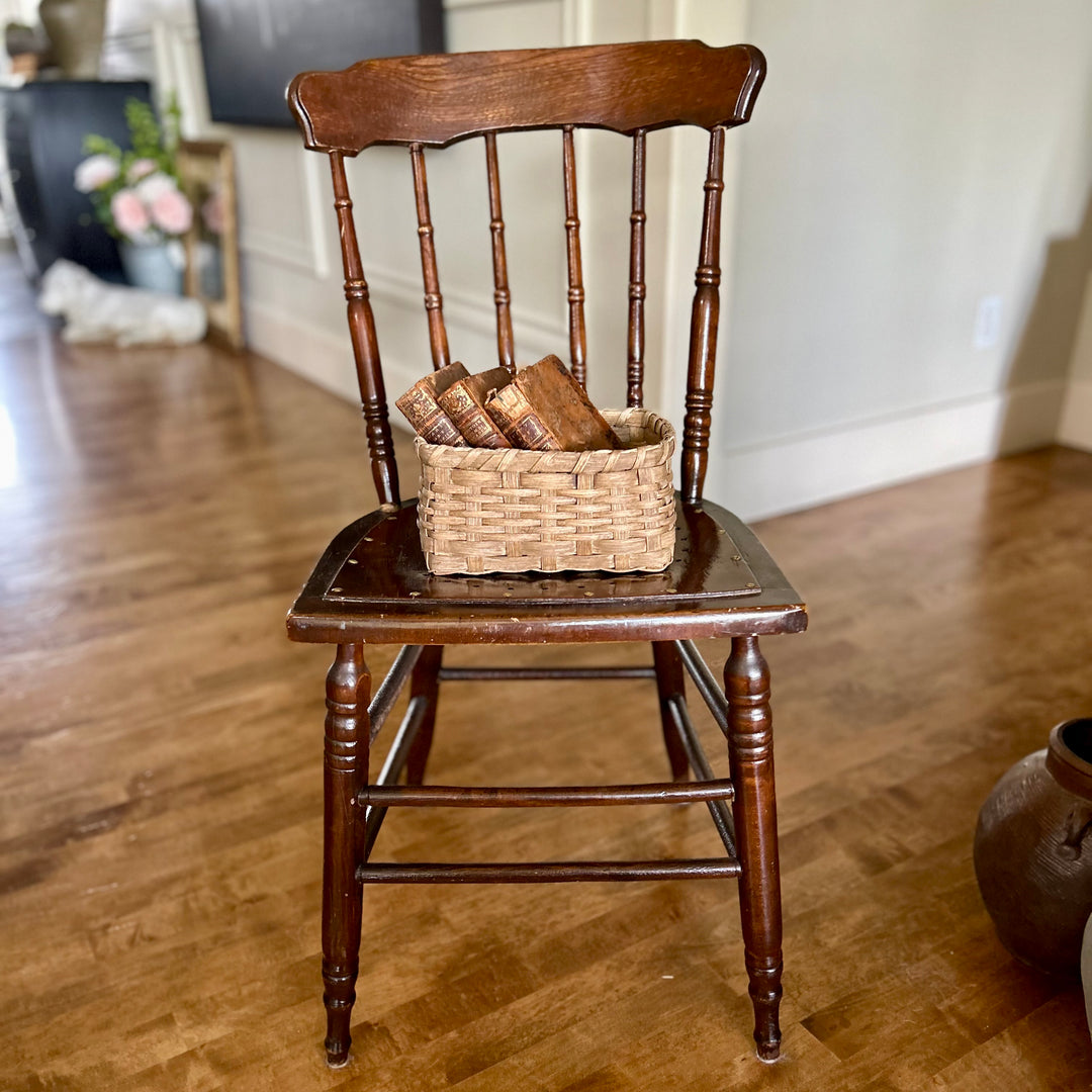 Victorian Country Side Chair with Folk Art Pierced Seat
Circa 1870-1900