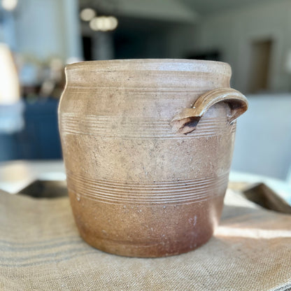 French Stoneware Confit Pot