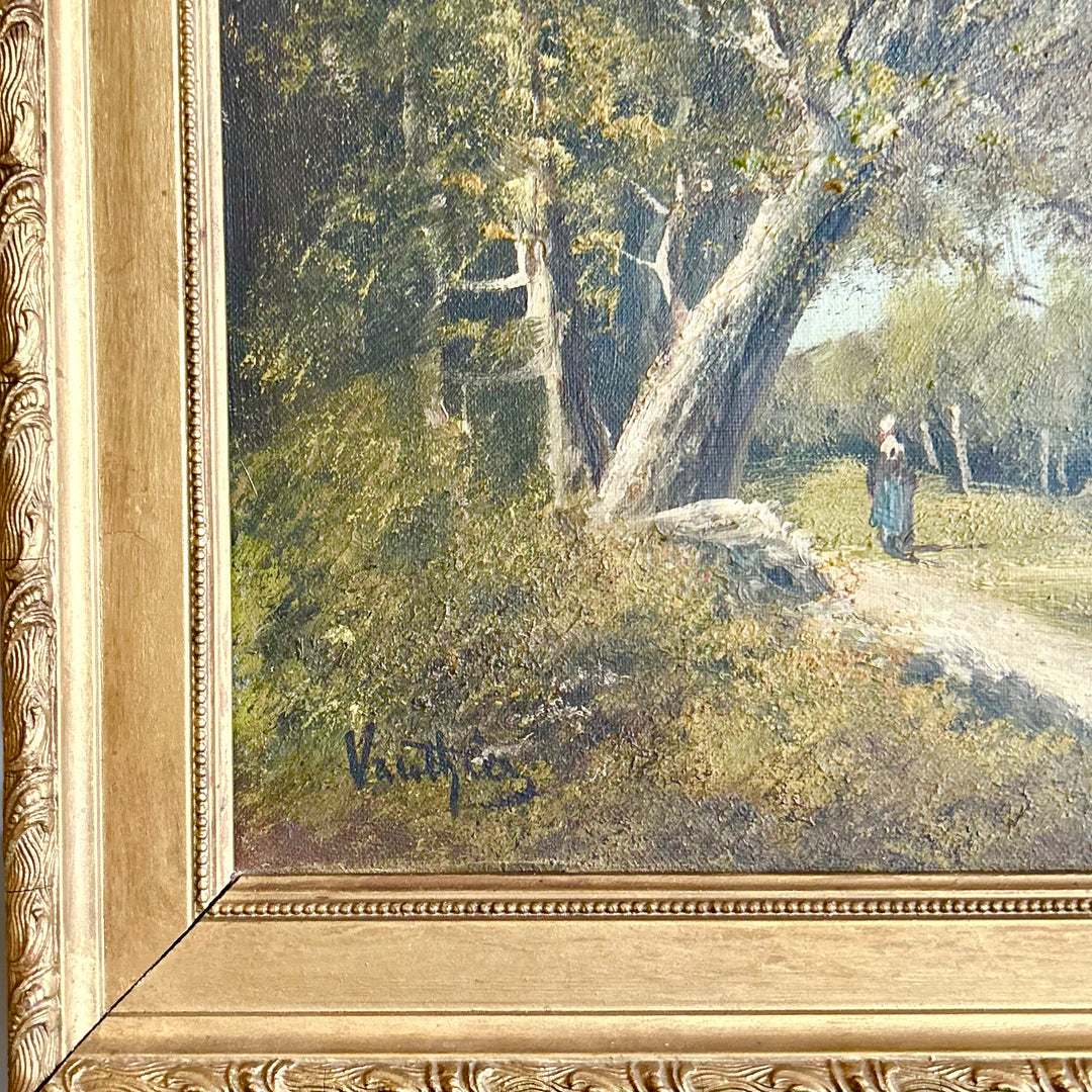 A Quiet Path in the French Countryside