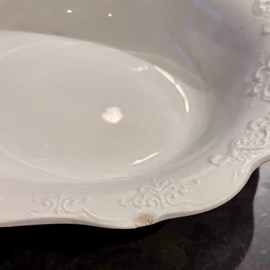 Antique Ironstone Serving Dish – J. & G. Meakin, England