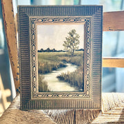 Quiet bend in french vintage frame