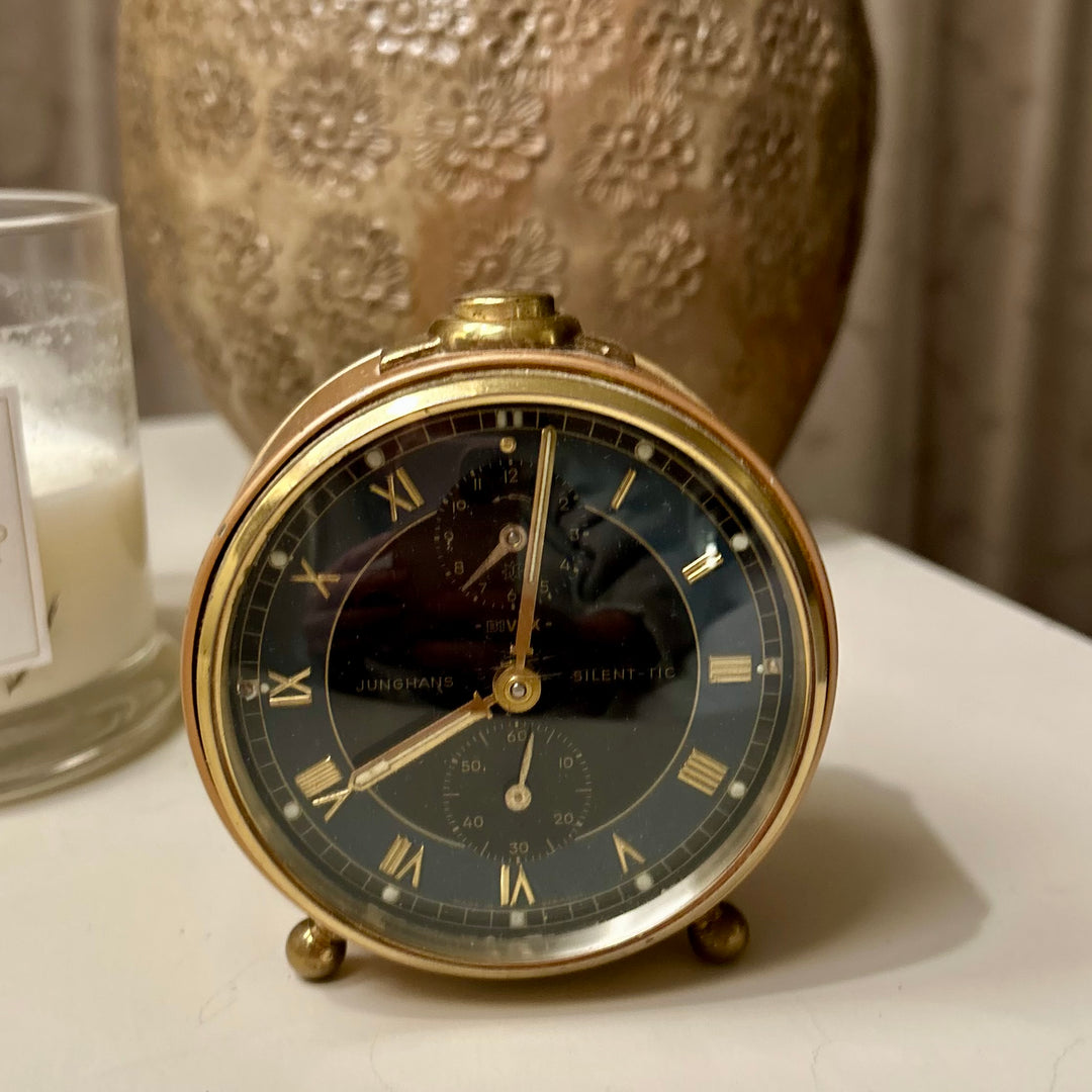 Mid-Century Junghans “Silentic Bivox” Alarm Clock