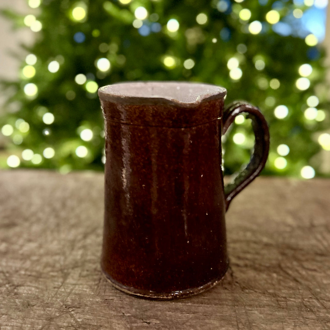 Antique English Treacle-Glazed Jug